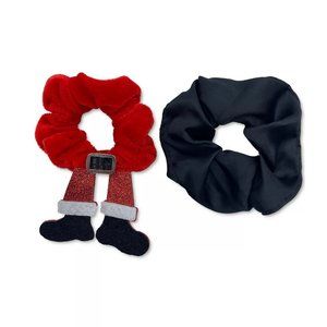 INC INTERNATIONAL CONCEPTS 2-Pc. Set Santa Scrunchie